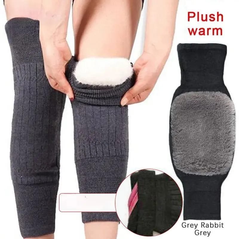 Wool Knee Warmer - 1 Pair Warm, Cozy And Comfortable Socks