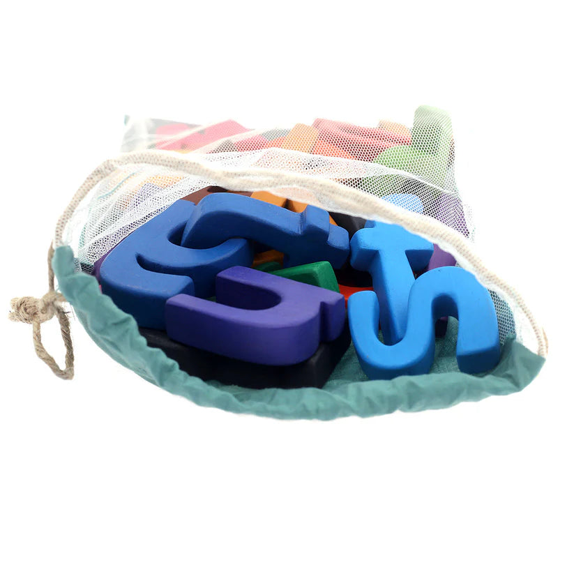 ALPHABETS PAINTED MULTICOLOUR